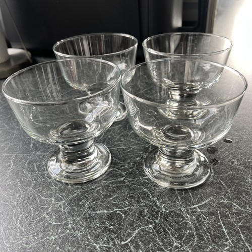 Vintage glass dessert prawn - glass,