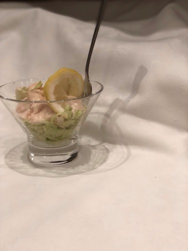 Set elegant glass - of,