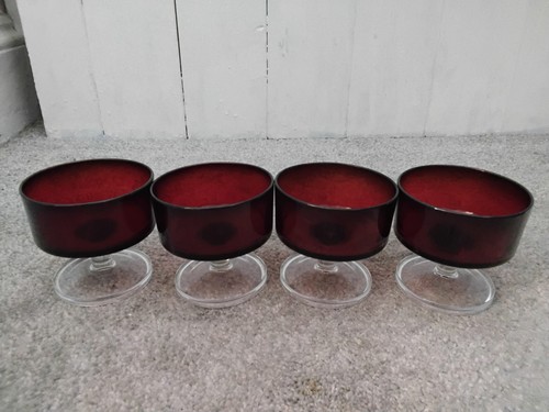 Luminarc 1970s ruby red - 4,
