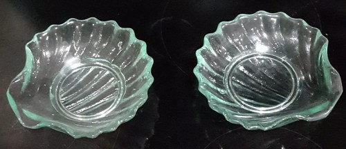 Glass dishes desert prawn - x,