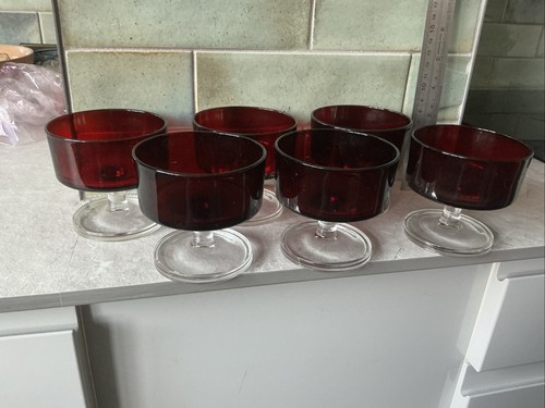 Vintage french ruby red - 6,
