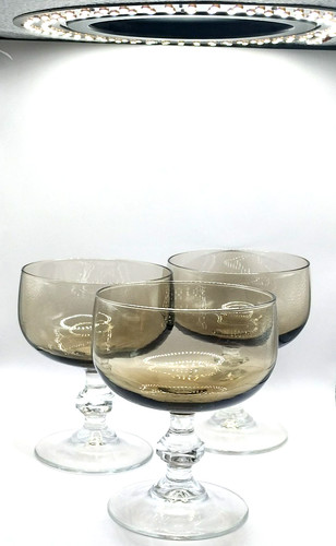 Smoked glass sundae - sundae, dishes