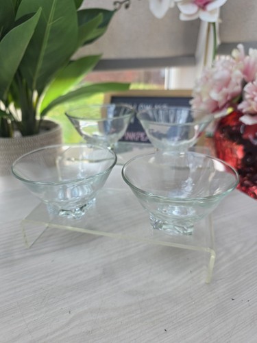 Vintage french glass dessert - vintage,