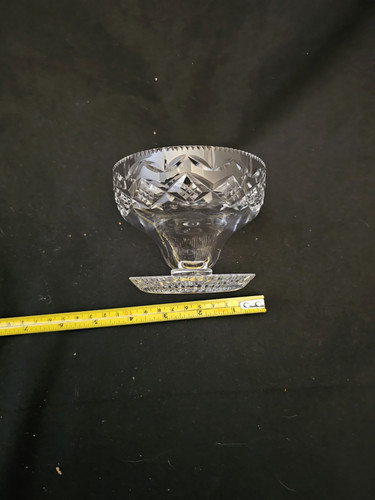Unmarked clear cut glass - clear,