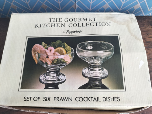 Prawn cocktail dishes vintage - prawn,