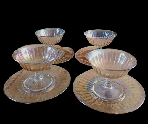 Vintage orange lustre - 4,
