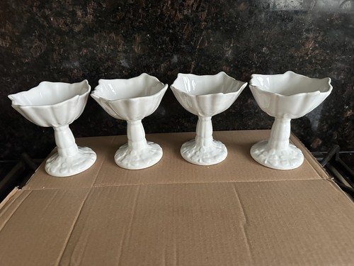 Set white glazed - 4x,