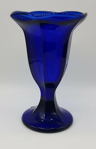 Heavy blue glass - 2,