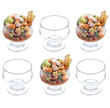 6 x Glass Prawn Cocktail Bowls